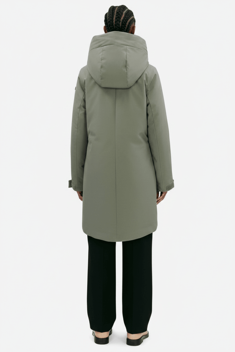 Elvine Damen Jacke Eline PET Poly 5K in Silbergrün