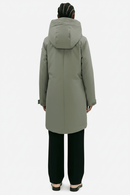 Elvine Damen Jacke Eline PET Poly 5K in Silbergrün