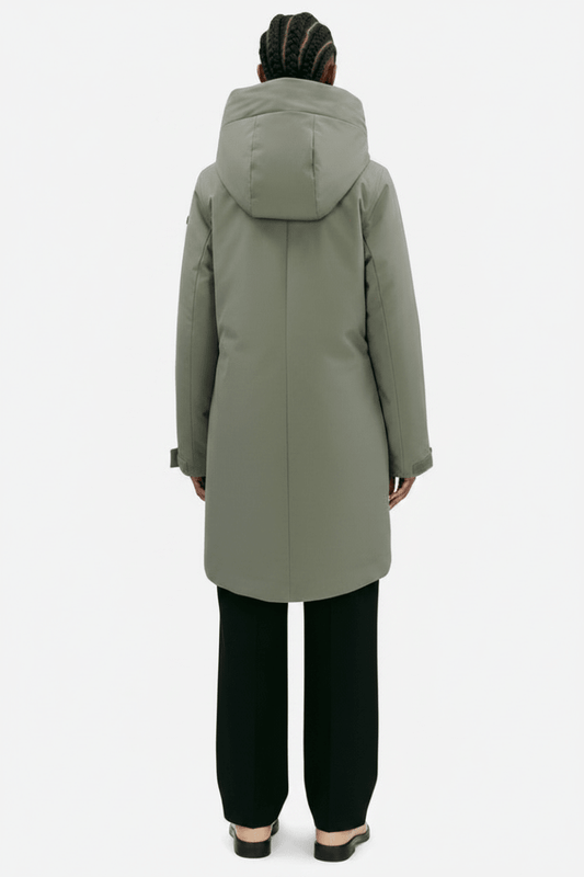 Elvine Damen Jacke Eline PET Poly 5K in Silbergrün