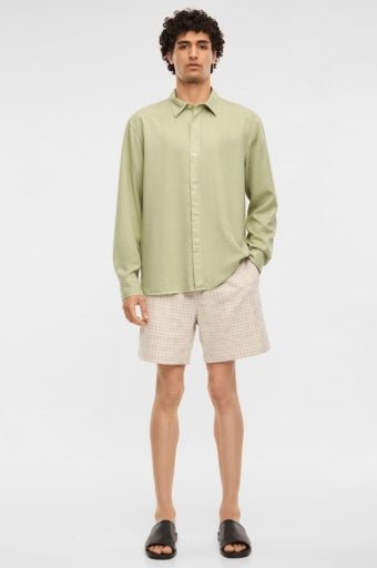 Elvine Hemd OSSIAN in der Farbe SILVER GREEN