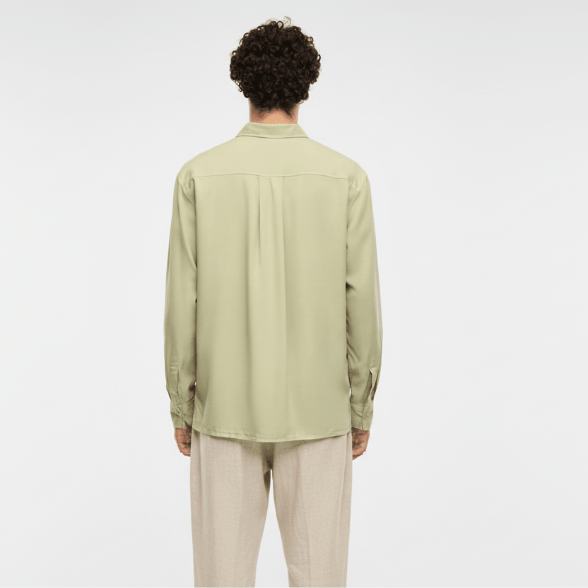 Elvine Hemd OSSIAN in der Farbe SILVER GREEN