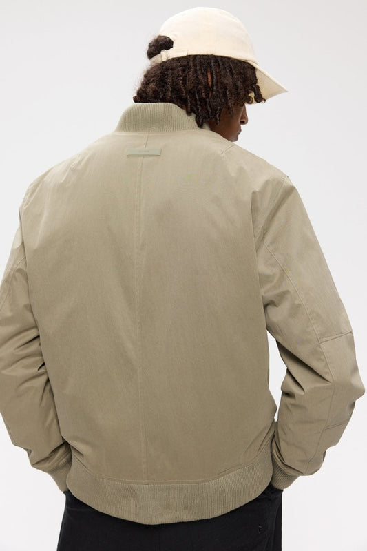 Elvine Herren Jacke Alde BrushLoom 3K in Silbergrün