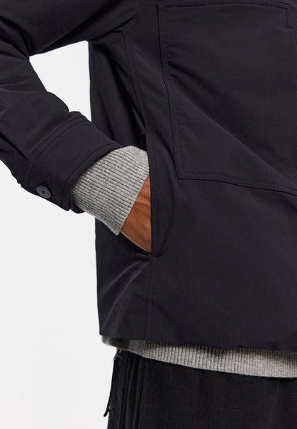 Elvine Herren Jacke Bernt Nylon Stretch in Schwarz