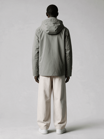 Elvine Herren Jacke Nouha Heavy Oxford 10K in Silbergrün