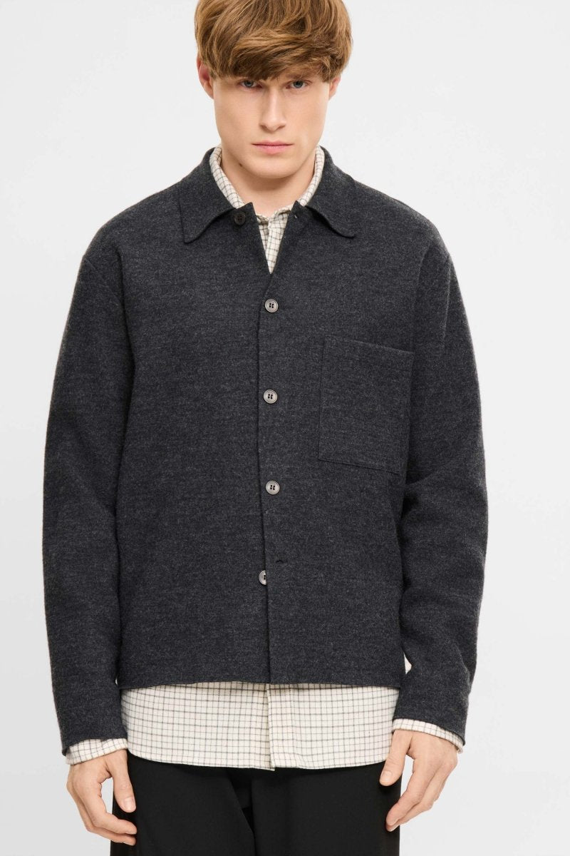 Elvine Herren Pullover Jens in Dunkelgrau meliert