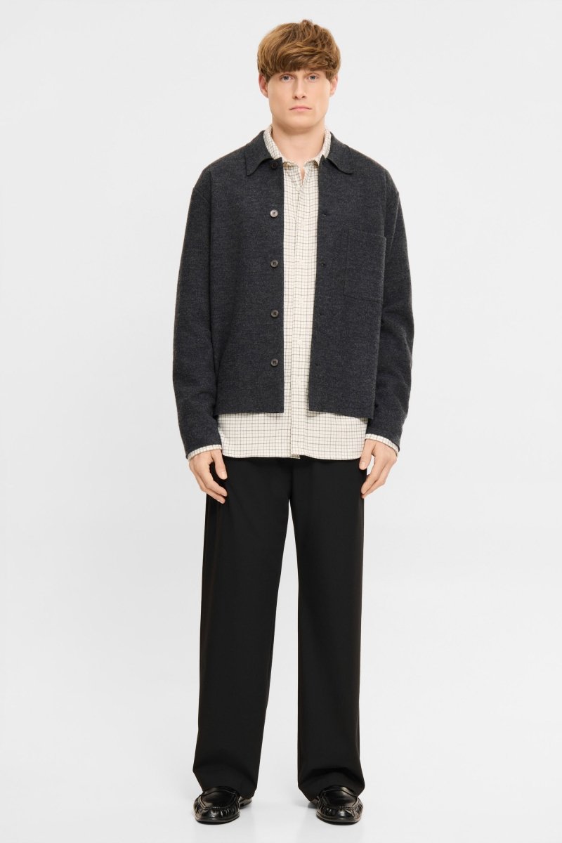 Elvine Herren Pullover Jens in Dunkelgrau meliert