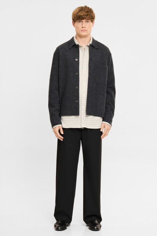 Elvine Herren Pullover Jens in Dunkelgrau meliert