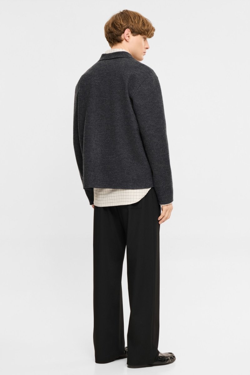 Elvine Herren Pullover Jens in Dunkelgrau meliert