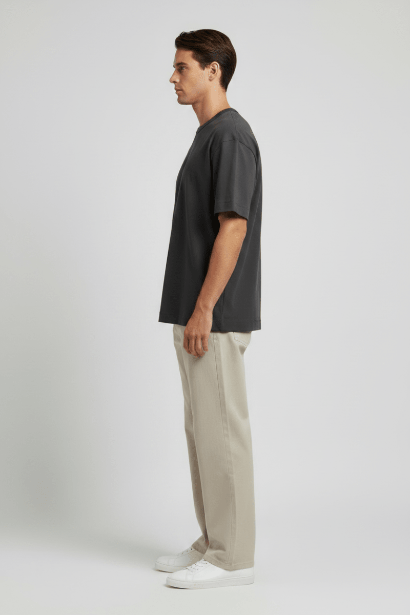 Elvine Herren T-Shirt Hadar in Asphalt