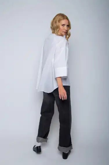 Emily Van Den Bergh Bluse Oversized White