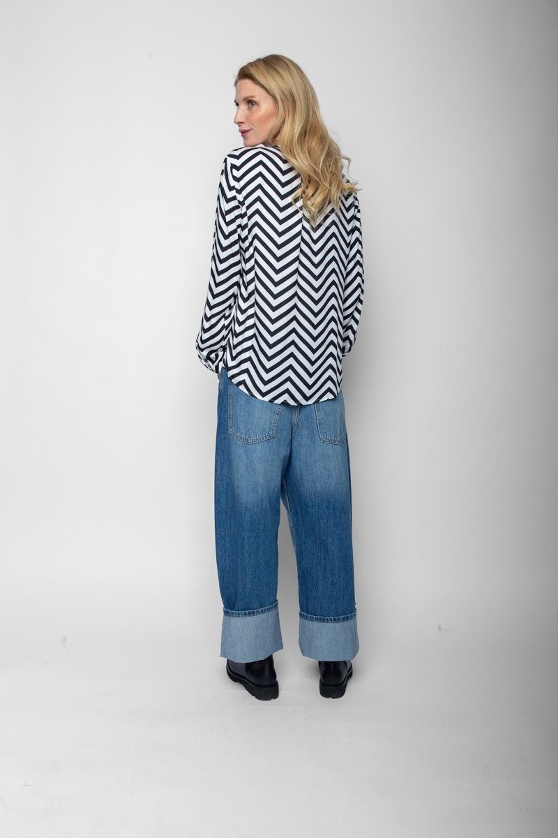 Emily Van Den Bergh Damenbluse in der Farbe black