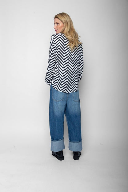Emily Van Den Bergh Damenbluse in der Farbe black