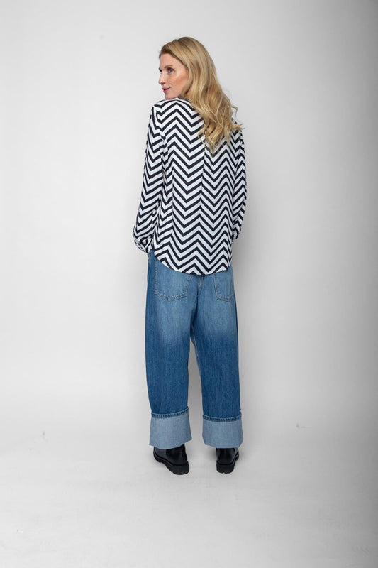 Emily Van Den Bergh Damenbluse in der Farbe black
