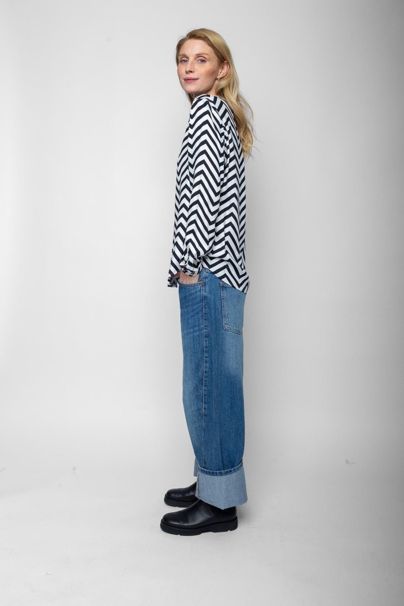 Emily Van Den Bergh Damenbluse in der Farbe black
