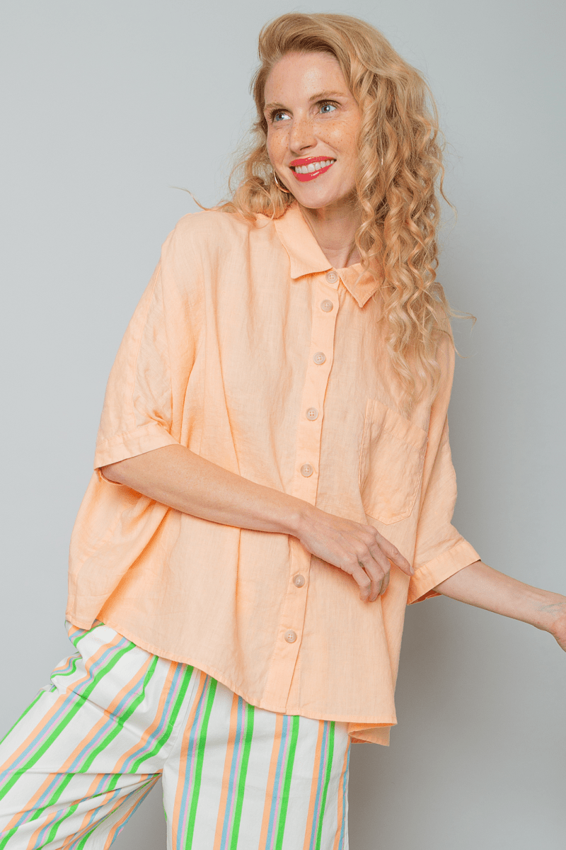 Emily Van Den Bergh Damenbluse in der Farbe light peach
