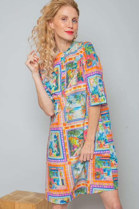 Emily Van Den Bergh Damenbluse in der Farbe multi beach