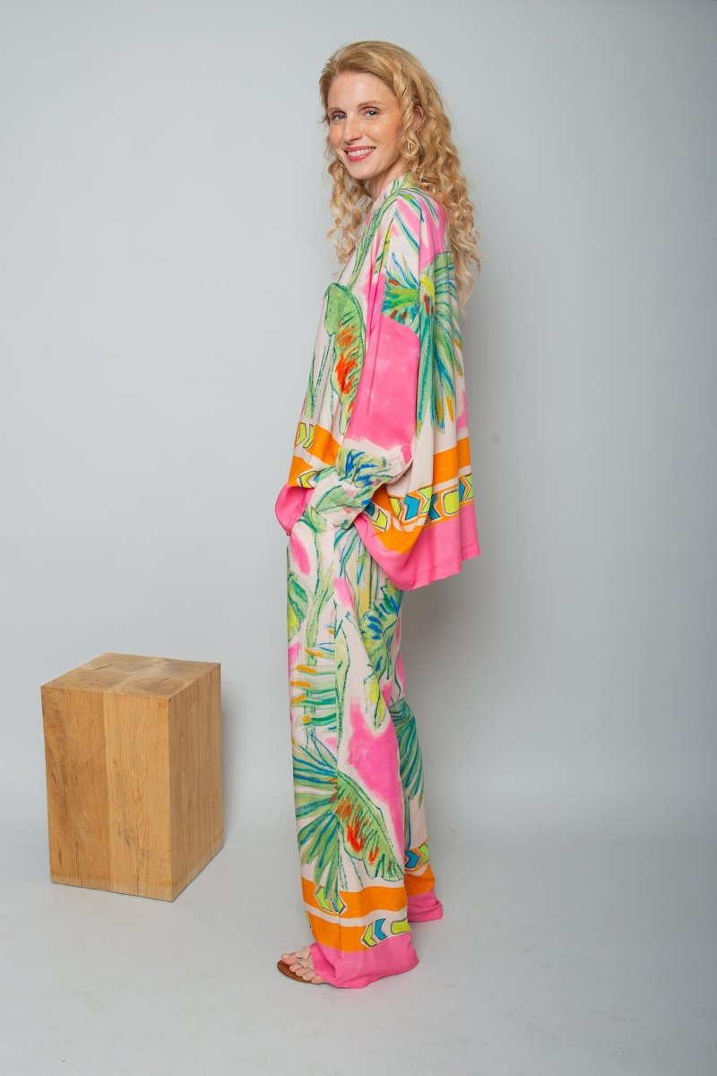 Emily Van Den Bergh Damenbluse in der Farbe multi palms