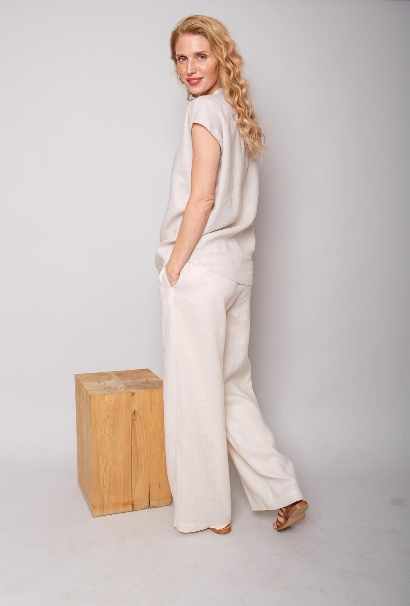 Emily Van Den Bergh Damenhose in der Farbe stone grey