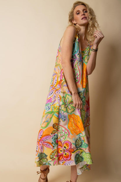 Emily Van Den Bergh Damenkleid in der Farbe multi flowers