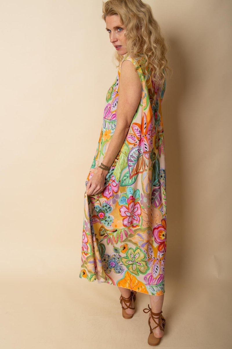 Emily Van Den Bergh Damenkleid in der Farbe multi flowers