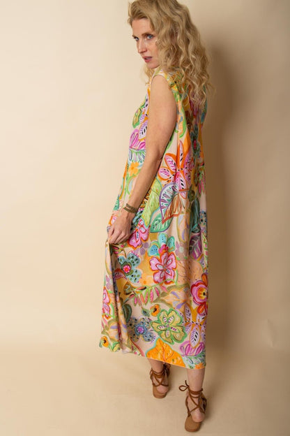 Emily Van Den Bergh Damenkleid in der Farbe multi flowers
