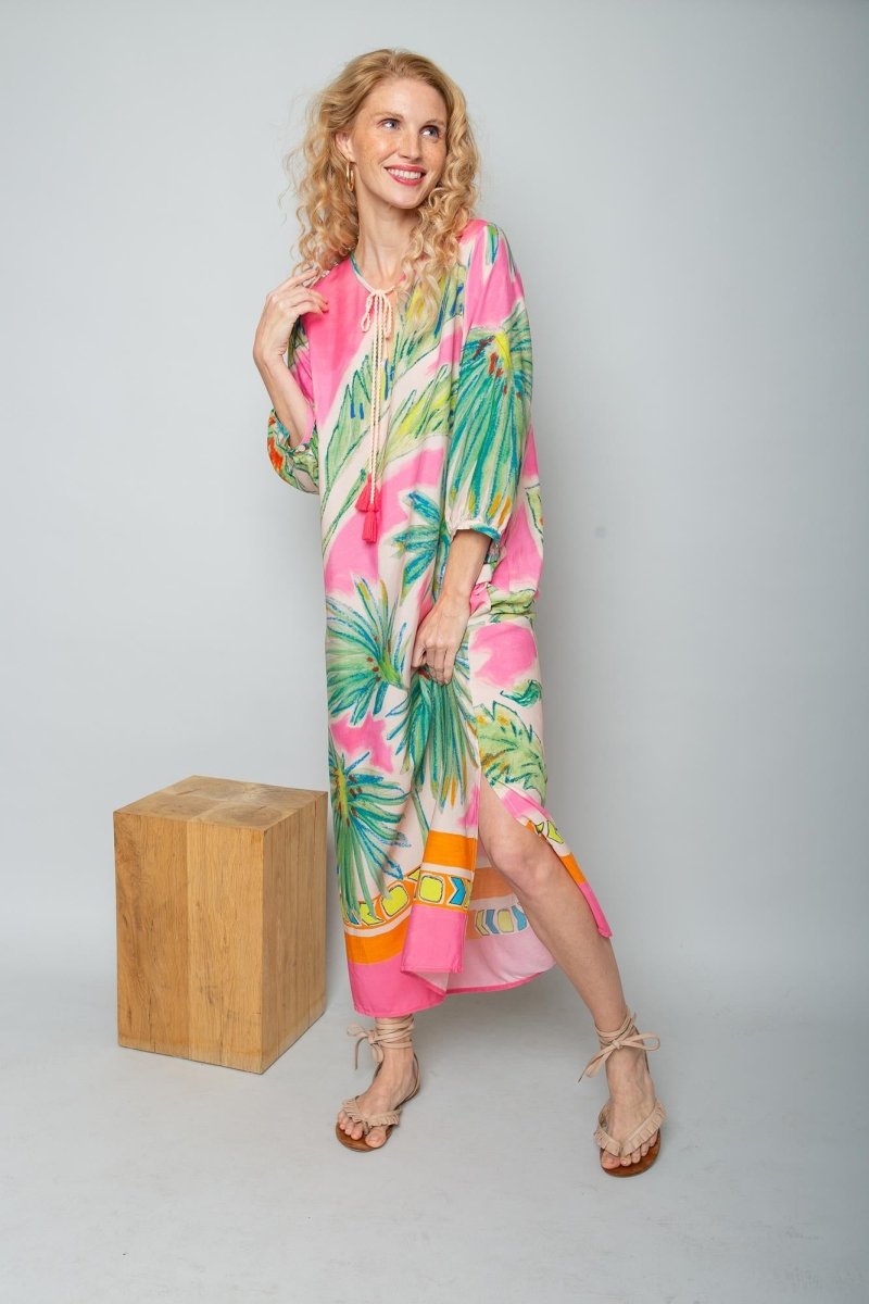 Emily Van Den Bergh Damenkleid in der Farbe multi palms