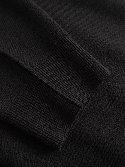 Gabba GABadriel Half Zip Lume LS Knit in der Farbe Meteorite