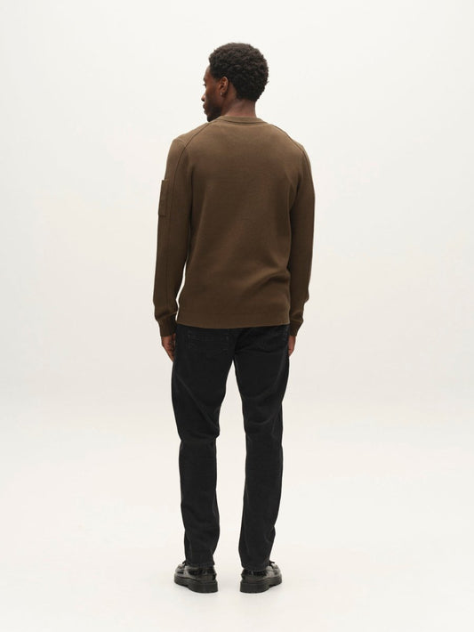 Gabba GABadriel O-Neck Lume LS Knit in der Farbe Forest Night
