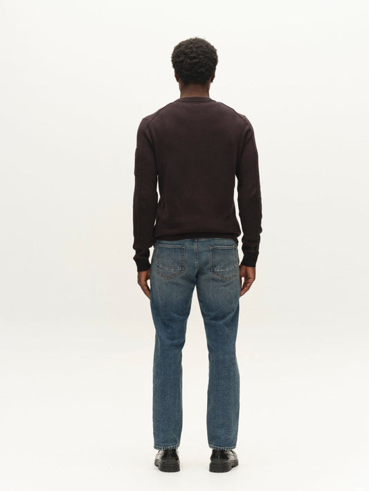 Gabba GABadriel O-Neck Lume LS Knit in der Farbe Meteorite