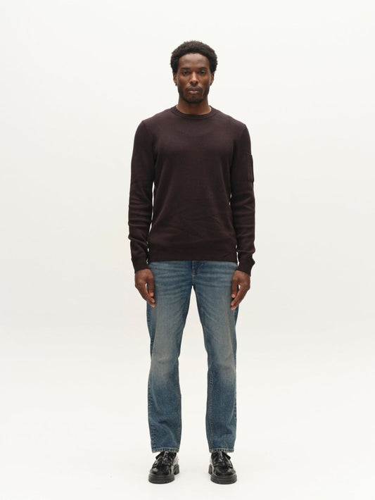 Gabba GABadriel O-Neck Lume LS Knit in der Farbe Meteorite