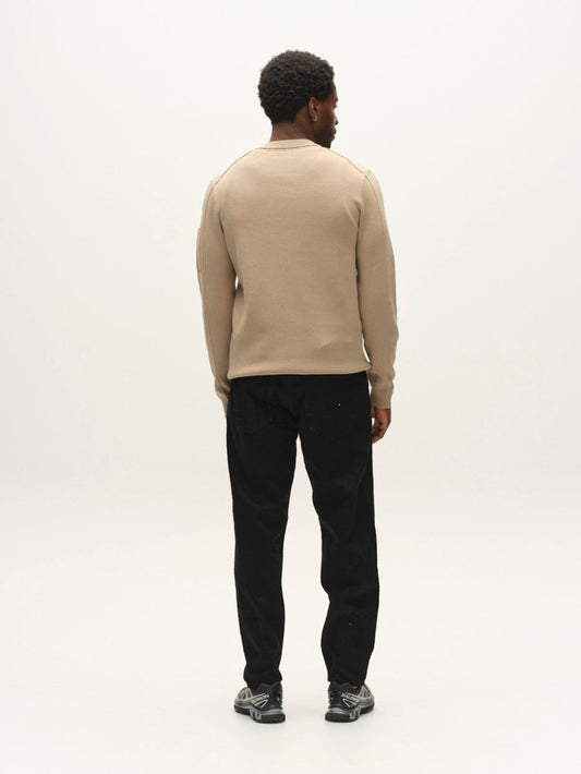 Gabba GABadriel O-Neck Lume LS Knit in der Farbe Sand Crocker