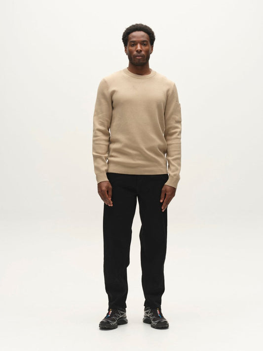 Gabba GABadriel O-Neck Lume LS Knit in der Farbe Sand Crocker