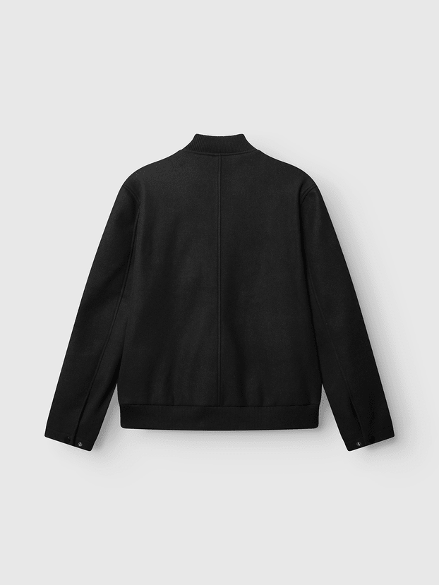 Gabba GABmatheo Plain Bomber Jacket in der Farbe Black