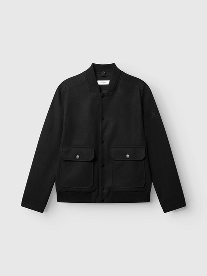 Gabba GABmatheo Plain Bomber Jacket in der Farbe Black