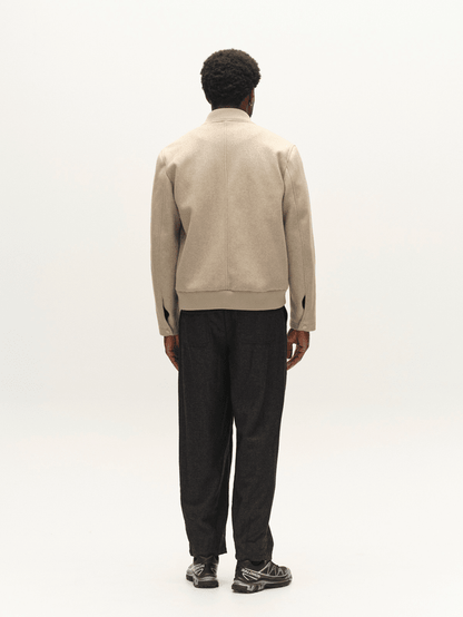 Gabba GABmatheo Plain Bomber Jacket in der Farbe Sand