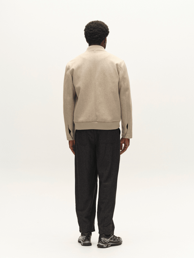 Gabba GABmatheo Plain Bomber Jacket in der Farbe Sand