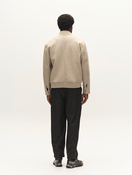 Gabba GABmatheo Plain Bomber Jacket in der Farbe Sand