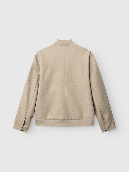 Gabba GABmatheo Plain Bomber Jacket in der Farbe Sand