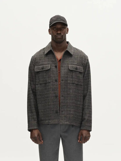 Gabba Hemdjacke Flap Tishi in der Farbe Brown Check