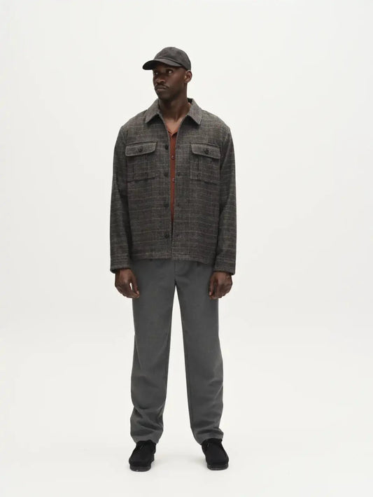 Gabba Hemdjacke Flap Tishi in der Farbe Brown Check