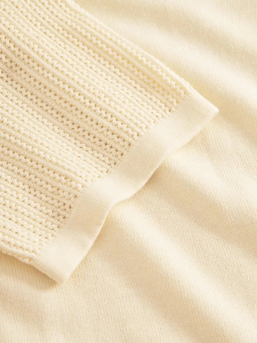 Gabba Polo Hemnd Geno Resort SS Ecru Light