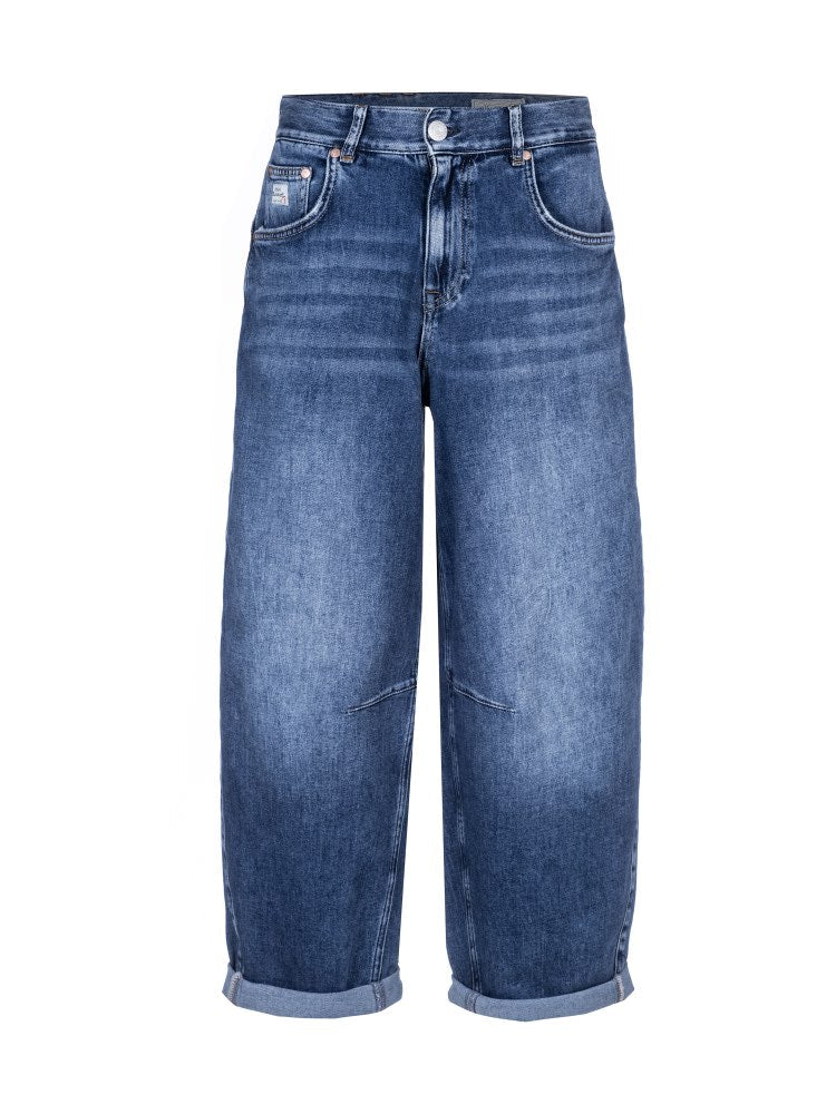 Herrlicher Barrow Denim Stretch Damenhose in Ocean