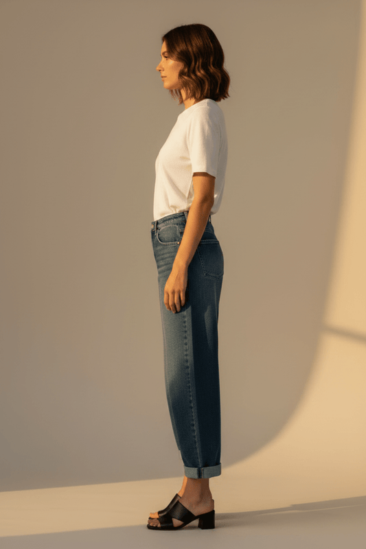 Herrlicher Barrow Denim Stretch Damenhose in Ocean