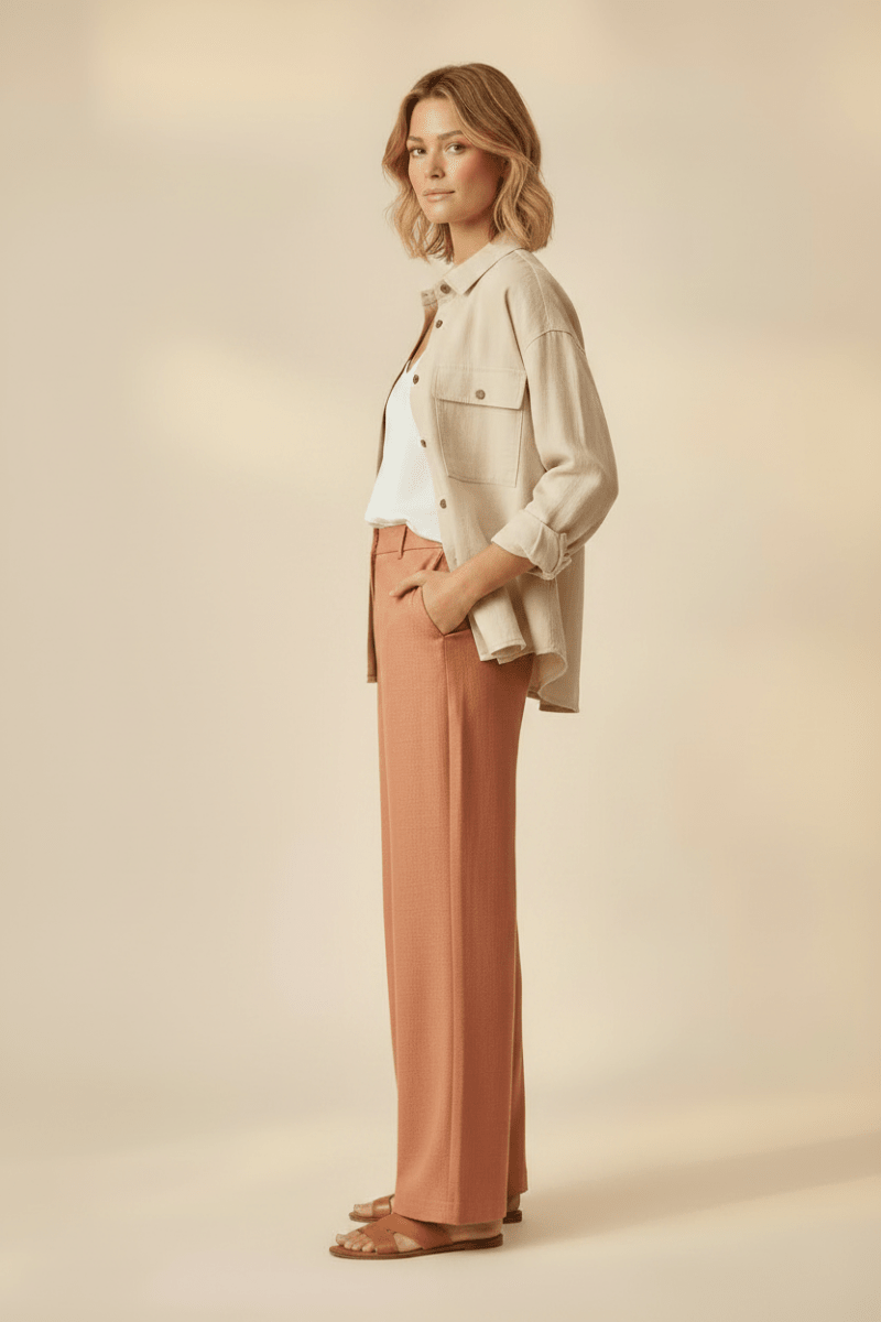 Herrlicher Bluse Linen Cotton Mix 268