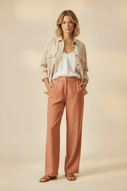 Herrlicher Bluse Linen Cotton Mix 268