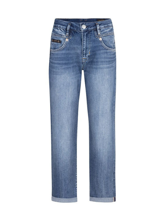Herrlicher Breezy Cropped Organic Denim Jeans Navy – Nachhaltige Cropped Jeans