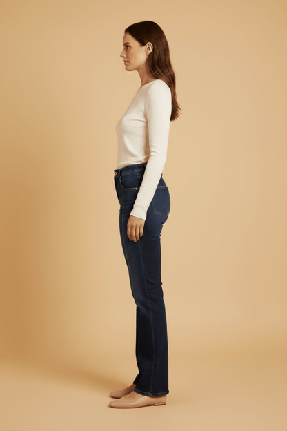 Herrlicher Breezy Straight Organic Denim Jeans Hellblau – Damen Jeans Straight