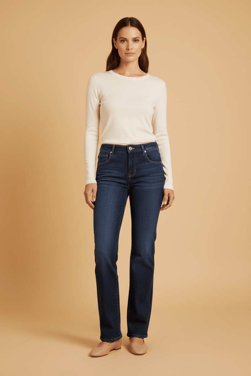 Herrlicher Breezy Straight Organic Denim Jeans Hellblau – Damen Jeans Straight
