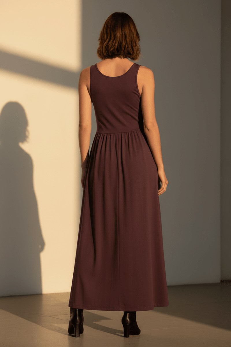 Herrlicher Casita Dress Jersey Kleid für Damen in Wine
