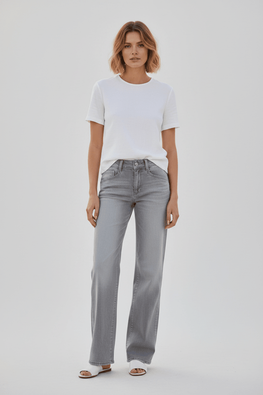 Herrlicher Denim Stretch Seagull Grey